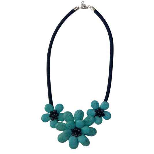 Turqouise Flower Necklace